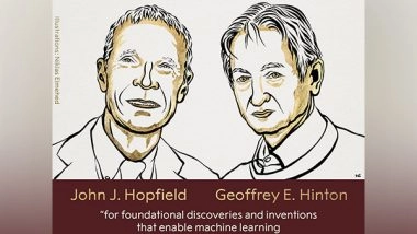 World News | Nobel Prize in Physics Awarded to John Hopfield, Geoffrey Hinton for Discoveries That Enable Machine Learning