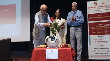 Business News | Symbiosis Law School, Pune Hosts Symposium on Judicial Reforms: Challenges and Way Forward