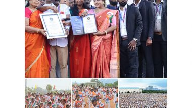 Business News | Nobel World Record for Anti-Drugs, Road Safety and Child Protection on October 2 at Vellore, Tamil Nadu