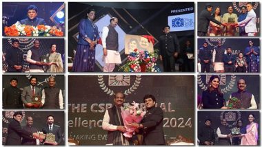 Business News | Honourable Speaker, 18th Lok Sabha Om Birla Graces The CSR Journal Excellence Awards 2024 (7th Edition)