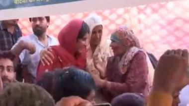 India News | Haryana Polls: Congress' Vinesh Phogat Celebrates Her Victory Among People