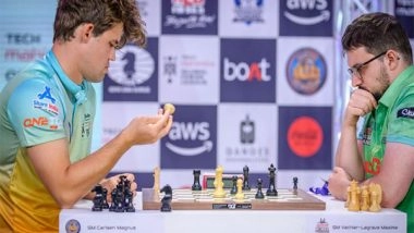 Sports News | GCL: Magnus Carlsen Loses to Maxime Vachier-Lagrave as UpGrad Mumba Masters Stun Sg Pipers