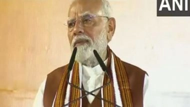 India News | PM Modi Targets Congress over Letter to Election Commission, Says Party Wants to Tarnish Every Institution