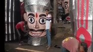 India News | Rampur's Muslim Family Crafted an Biggest 80-foot-tall Pollution-free Ravan's Effigy