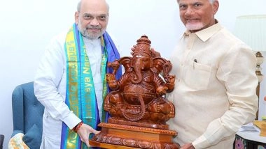 India News | AP CM N. Chandrababu Naidu Holds Crucial Talks with HM Amit Shah