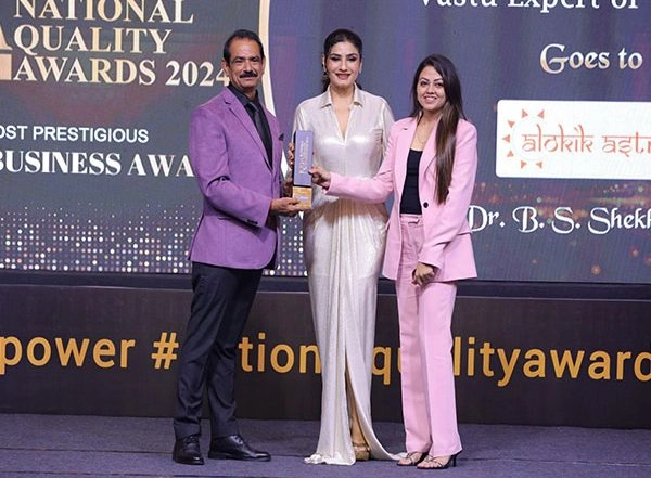 Business News | Dr. B. S. Shekhawat Honored With Most Trusted Astrologer & Vastu Expert of the Year Award at National Quality Awards 2024