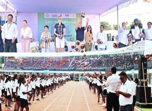 Business News | Over 5,000 Players Participate in Historic Volleyball Festival at KISS, Set Guinness World Record
