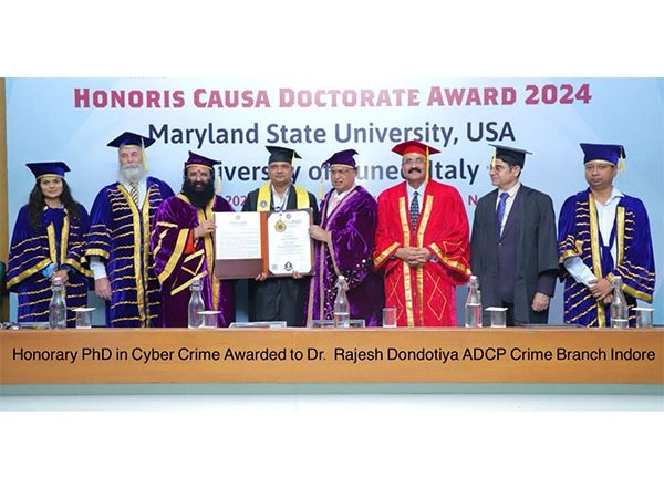 Business News | Honorary Doctorate Conferred to Dr. Rajesh Dandotiya: A Beacon of Cyber Crime Awareness in Indore