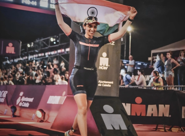 Business News | Sailee Wagh Gangakhedkar's Iron Triumph at Frankfurt: Indian Triathlete Smashes National Record in 12-Hour Test of Will