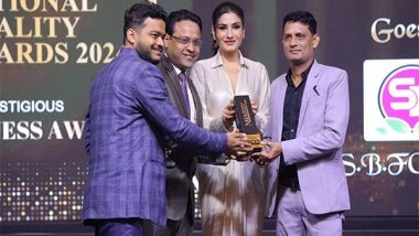 Business News | S.B. FOODS Honored with Best Innovative Snacks Manufacturer of UP Award at National Quality Awards 2024