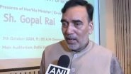 India News | Delhi Minister Gopal Rai Holds Meeting on Measures to Curb Dust Pollution