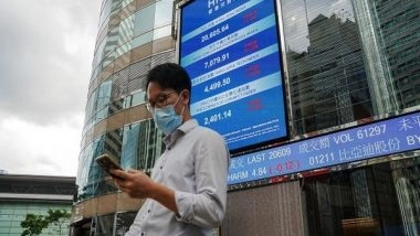 World News | Chinese Stocks at Hong Kong Stock Exchange Fall Amid Lack of Stimulus, Investor Disappointment