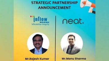 Business News | Inflow Technologies Partners with Neat to Enhance Video Collaboration Solutions in India and SAARC