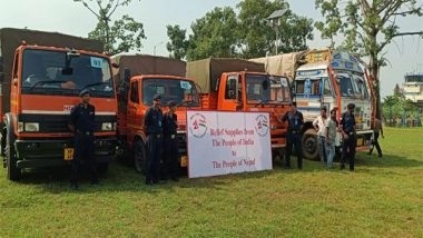 World News | Nepal: India Hands over Second Consignment of Relief Materials for Flood Victims