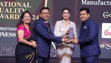 Business News | Goyal Salt Limited Honored with Most Trusted Salt Manufacturer in India  Award at National Quality Awards 2024