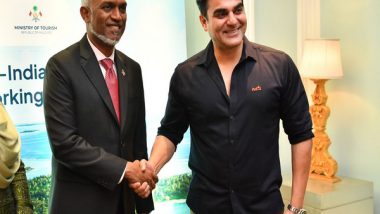 Entertainment News | Arbaaz Khan Shares Picture from His Meeting with Maldives President Muizzu