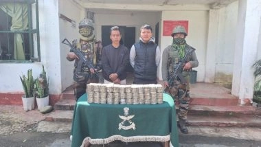 India News | Assam Rifles Recovers Marijuana, Indian Currency Worth Rs 95.44 Lacs from Mizoram