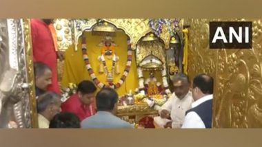 India News | BJP President JP Nadda Offers Prayers at Naina Devi Temple Bilaspur