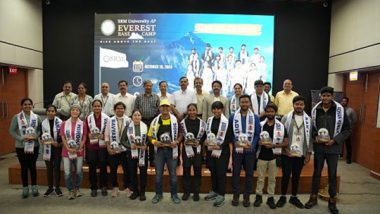 Business News | SRM University-AP Becomes the 1st Private University in India to Send a Student Expedition to Mt. Everest Base Camp