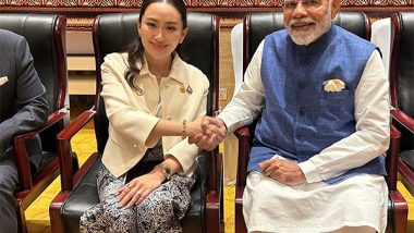 World News | PM Modi, Thailand Counterpart Paetongtarn Shinawatra Discuss Bilateral Ties