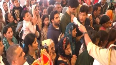 India News | Devotees Flock to Shimla's Kalibari Temple, Celebrate Durga Puja Amid Himachal's Scenic Splendor