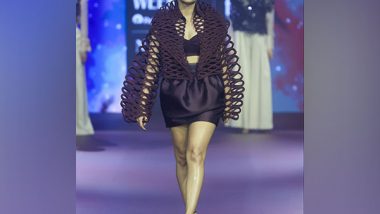 Entertainment News | Sharvari Slays Ramp Walk in Stylish Burgundy Outfit at Lakme Fashion Week X FDCI Day 4