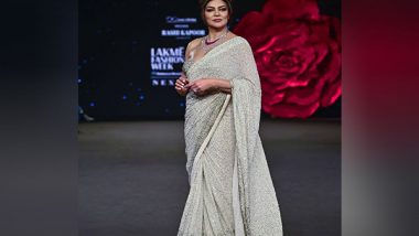 Entertainment News | LFW X FDCI Day 5: Sushmita Sen Dazzles in Ivory Saree, Shares Her Wellness Philosophy and Ritual Before Walking the Ramp