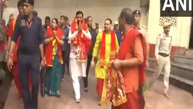 India News | Haryana CM Saini Pays Obeisance at Kamakhya Temple Guwahati; Prays for State Development