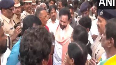 India News | Union Minister Kishan Reddy Visits Hyderabad's Muthyalamma Temple After Alleged 'vandalisation'