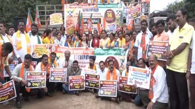 India News | Karnataka: BJP Leaders Stage Protest Against State Govt Decision to Withdraw 2022 Hubballi Violence Case