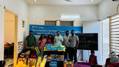 Business News | IYDF Partners with Sunshine Packaging to Bring Warmth and Support to Children in Greater Noida