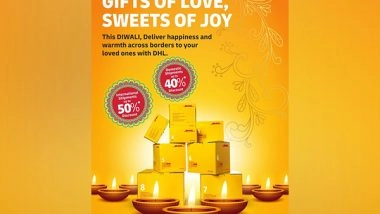 Business News | DHL Express Lights Up Diwali with Up to 50 Per Cent off for India's International Shipments