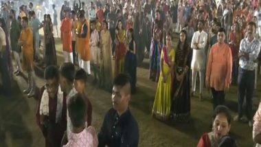 India News | Gujarat Police Host Garba Night for Officers, Families in Ahmedabad