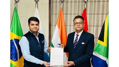 Business News | Shubham Chaudhary Appointed Honorary Advisor at BRICS Chamber of Commerce and Industry