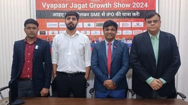 Business News | Vyapaar Jagat Growth Show 2024 to Help SMEs Navigate to IPOs, Celebrate Entrepreneurial Excellence