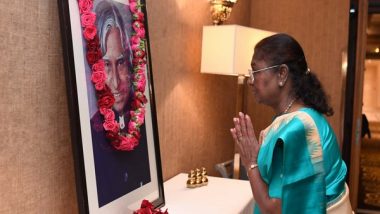 World News | President Droupadi Murmu Pays Tributes to Ex-President Dr APJ Abdul Kalam on His Birth Anniversary