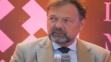 World News | German Envoy Philipp Ackermann Attends Exhibition Celebrating India-Germany Ties Through Art