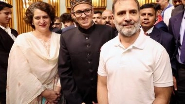 India News | J-K: Priyanka Gandhi Extends Wishes to CM Omar Abdullah