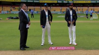 Sports News | 1st Test: India Win Toss, Opt to Bat Against NZ, Gill, Akash Make Way for Sarfaraz, Kuldeep