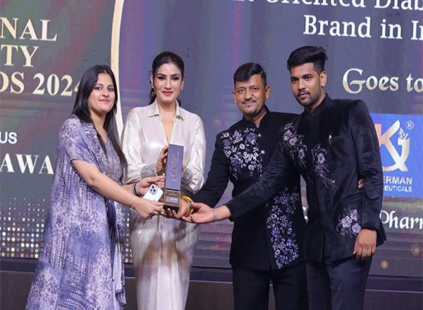 Business News | UK German Pharmaceuticals Honored With Result-Oriented Diabetic Medicines Brand in India Award at National Quality Awards 2024