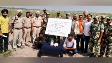 India News | Punjab: BSF Recover Packet of Suspected Heroin in Gurdaspur