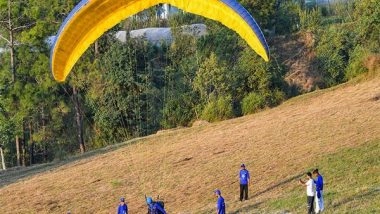India News | Over 40 Pilots Showcase Their Skills in Paragliding Accuracy Competition on Day 2 of Shimla Flying Festival