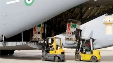 World News | 'Birds of Goodness' Executes 51st Humanitarian Aid Airdrop in Gaza