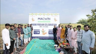 Business News | Macwin Solar Expands Capacity with New Manufacturing Facility, Targets Gigawatt-Scale Production by 2025