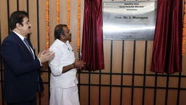 Business News | Suraj Parkash Marwah Shooting Floor Inaugurated by Dr. L. Murugan, MoS for Information and Broadcasting