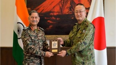 India News | Army Chief Gen Dwivedi Visits Japan's Fuji School, Meets with Lieutenant General Yasuyuki Kodama