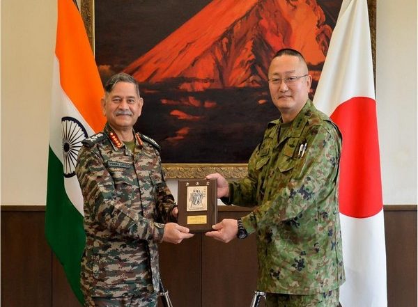 India News | Army Chief Gen Dwivedi Visits Japan's Fuji School, Meets with Lieutenant General Yasuyuki Kodama