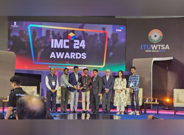Business News | IIIT Hyderabad's Smart City Living Lab Wins 'Best Education Institute Exhibit Of The Year' Award at India Mobile Congress 2024