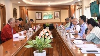 India News | Bhutan's Minister of Energy Meets Manohar Lal; Strengthen Ties in Hydropower Cooperation