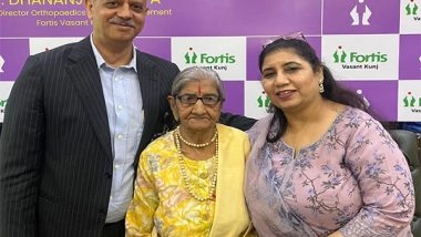 India News | 97-year-old Woman Undergoes Complex Knee Transplant at Private Hospital in Delhi